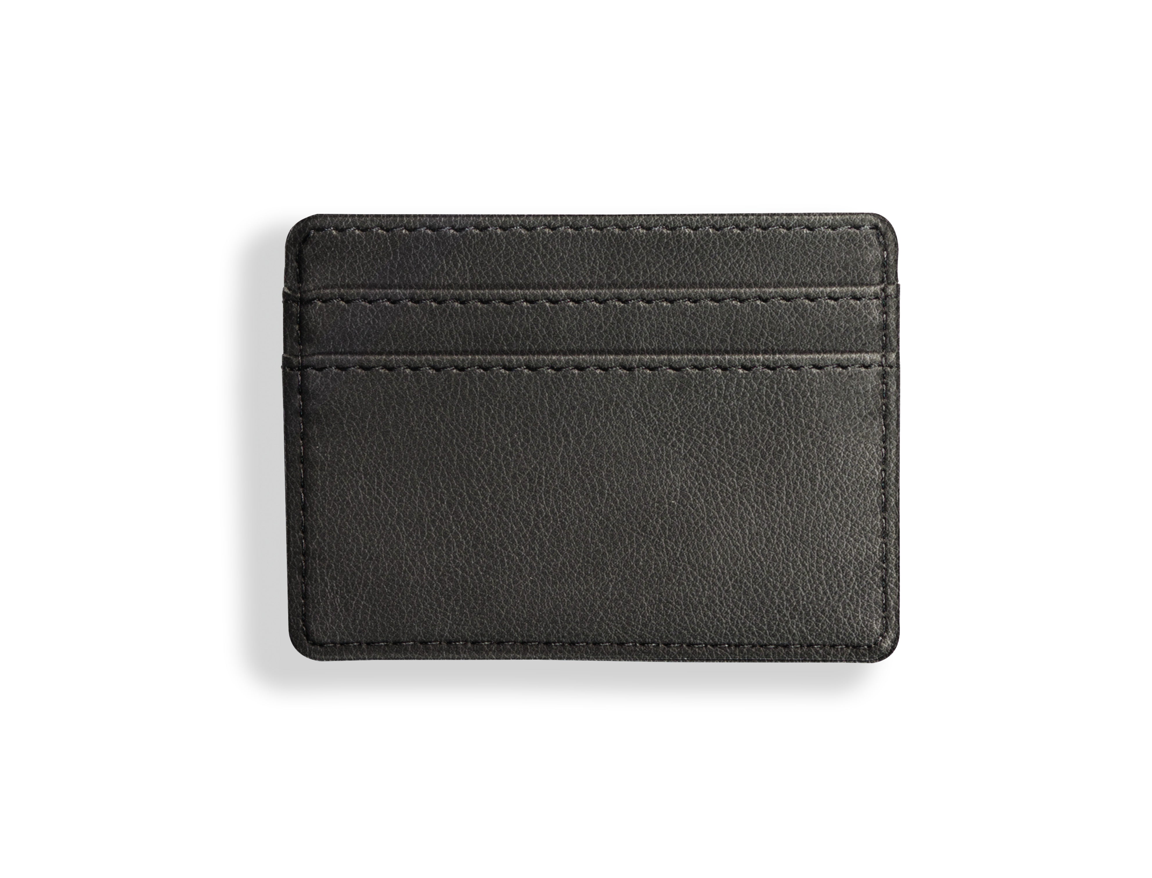 Chelsea Leather Slim Card Holder - Black