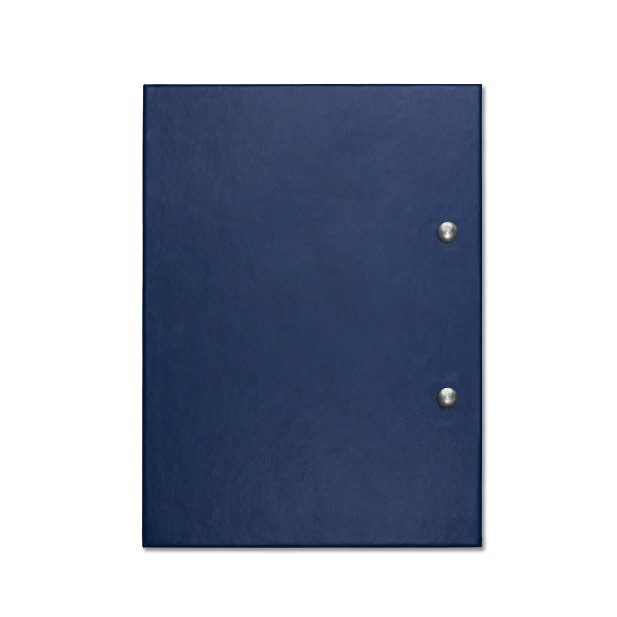 Dorchester A5 Menu Holder with Rivets Blue