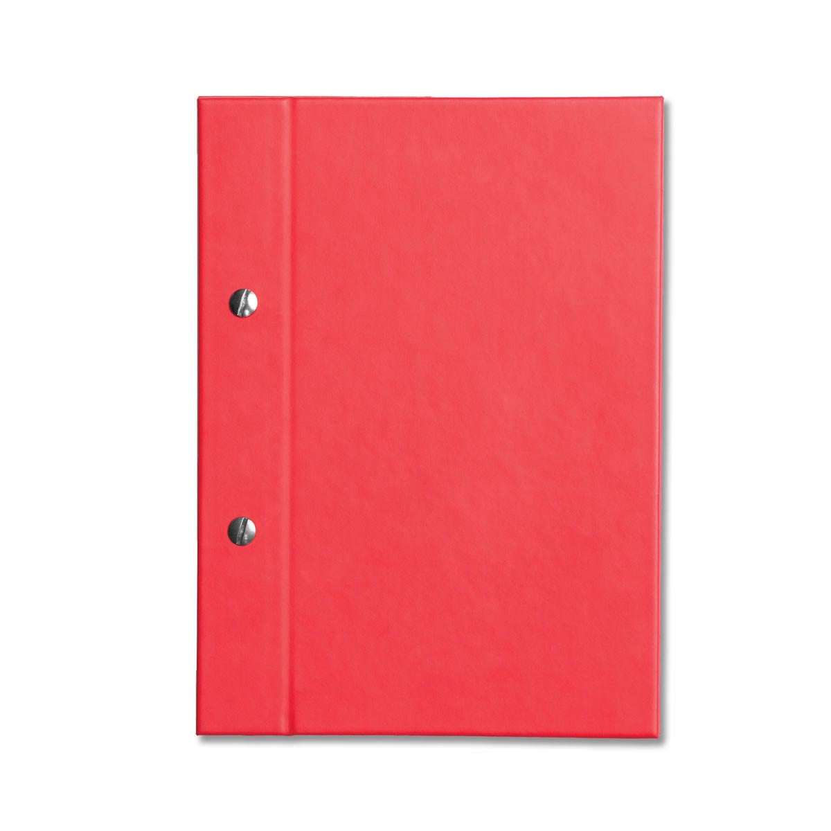 Dorchester A5 Menu Holder with Rivets Red