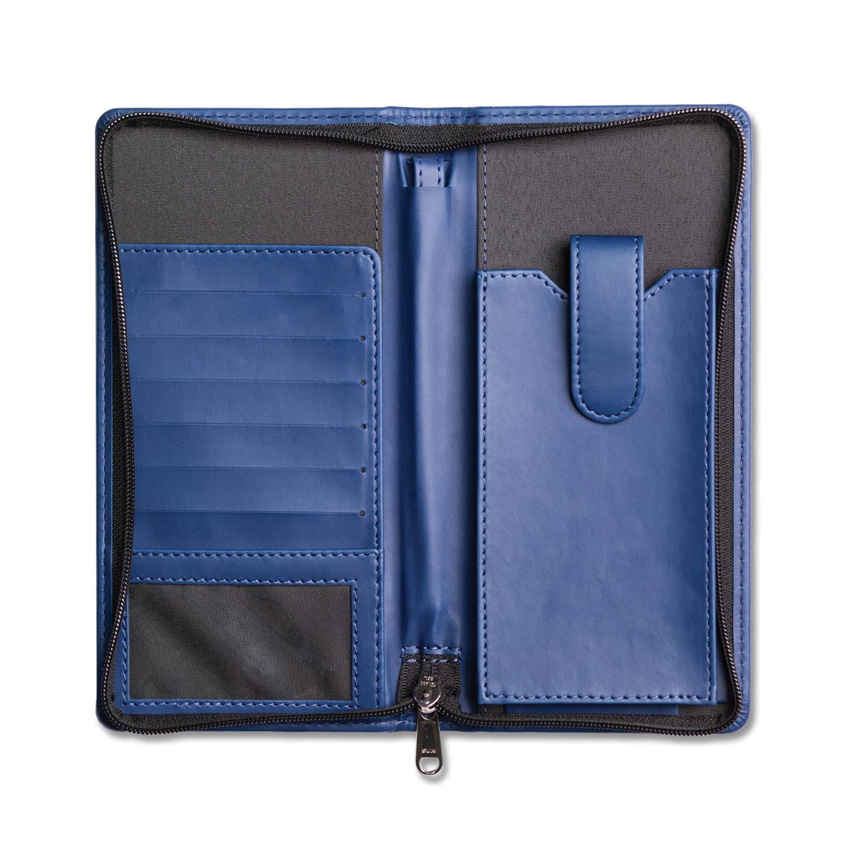 Dorchester Zipped Travel Wallet Blue