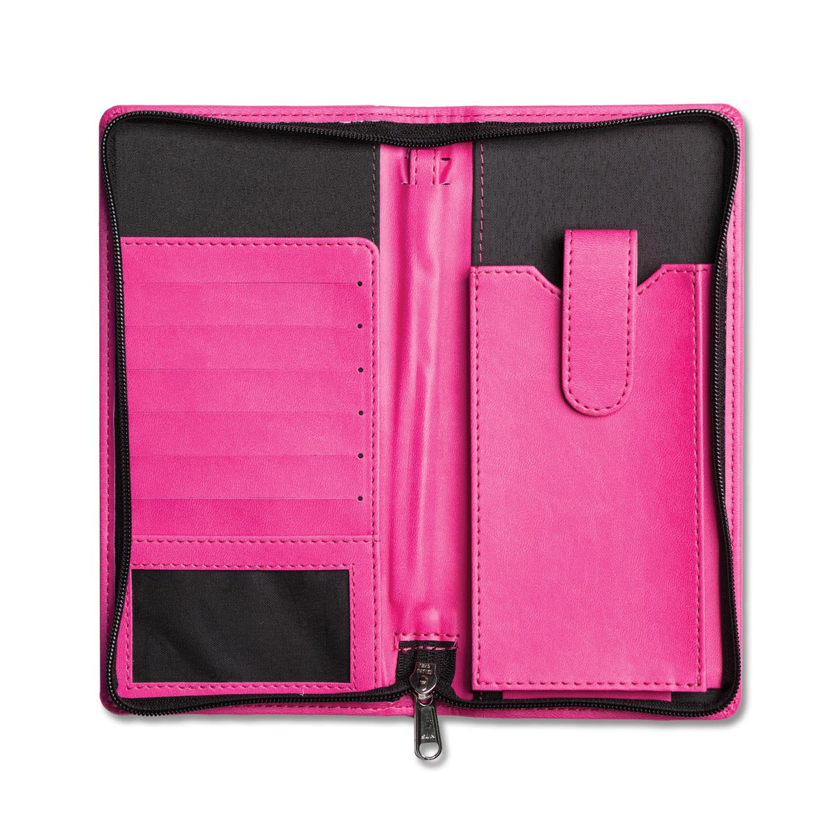 Dorchester Zipped Travel Wallet Pink
