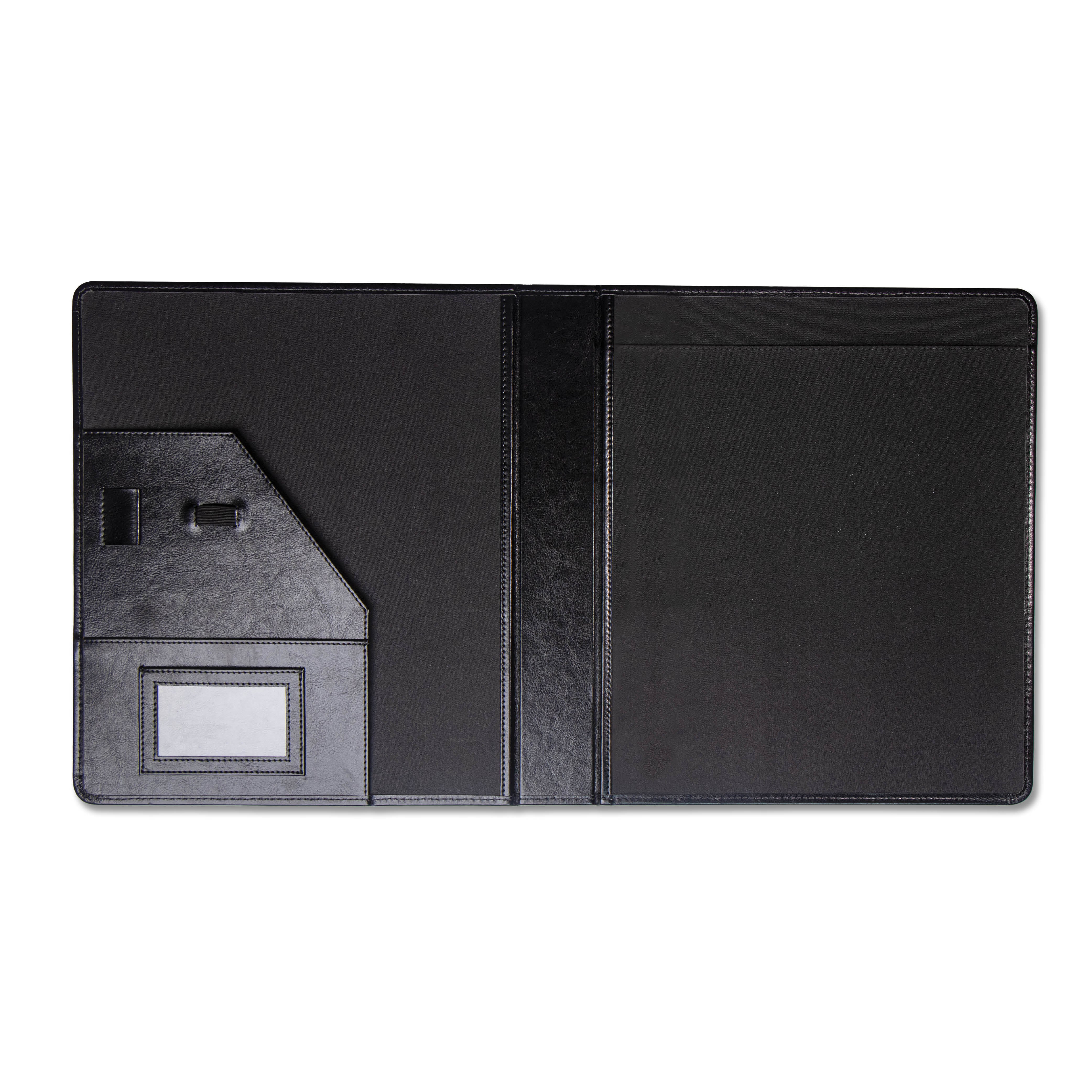 Harrogate A4 Ringbinder with Clear Pocket Black
