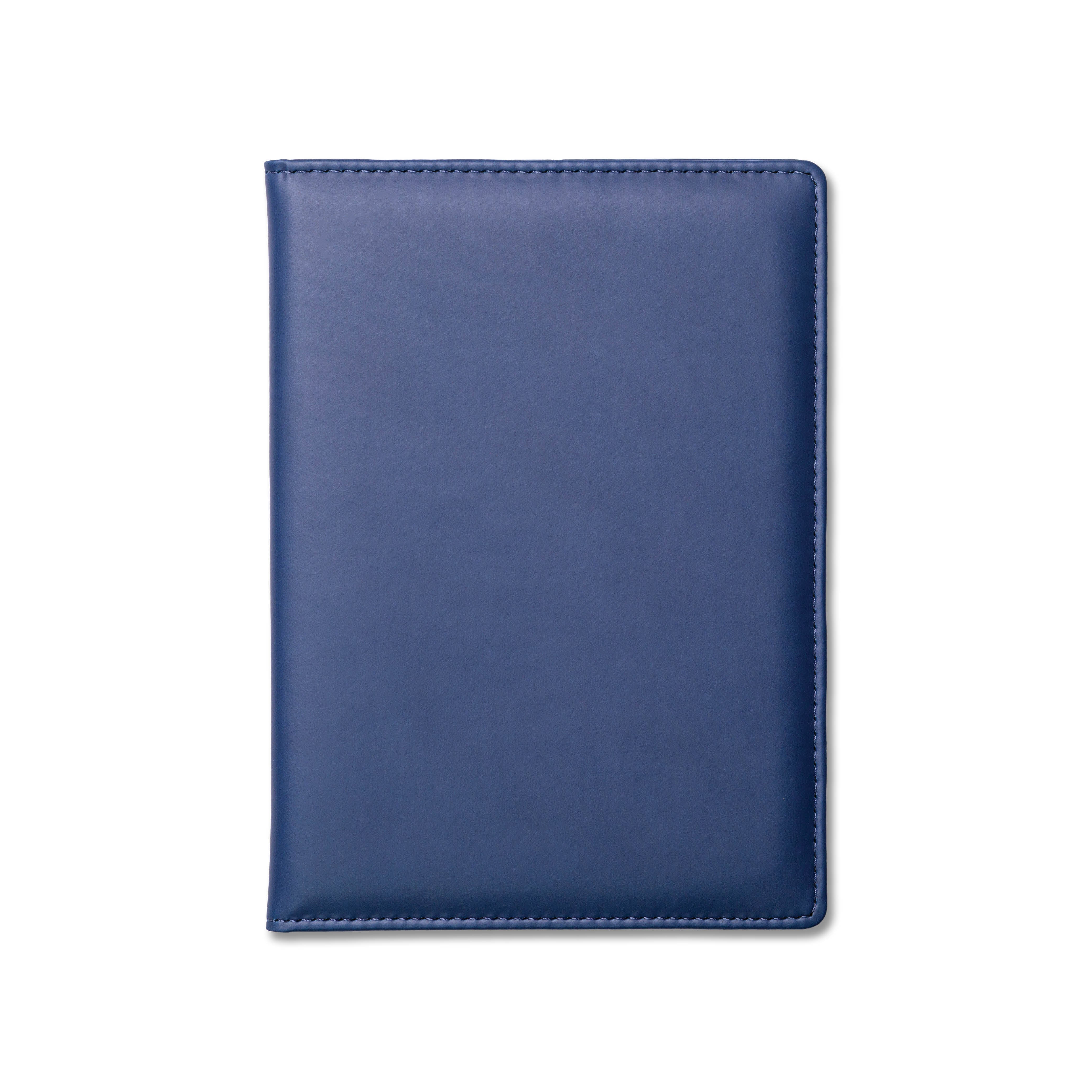 Dorchester A5 Menu Holder with 2 Clear Pockets Blue