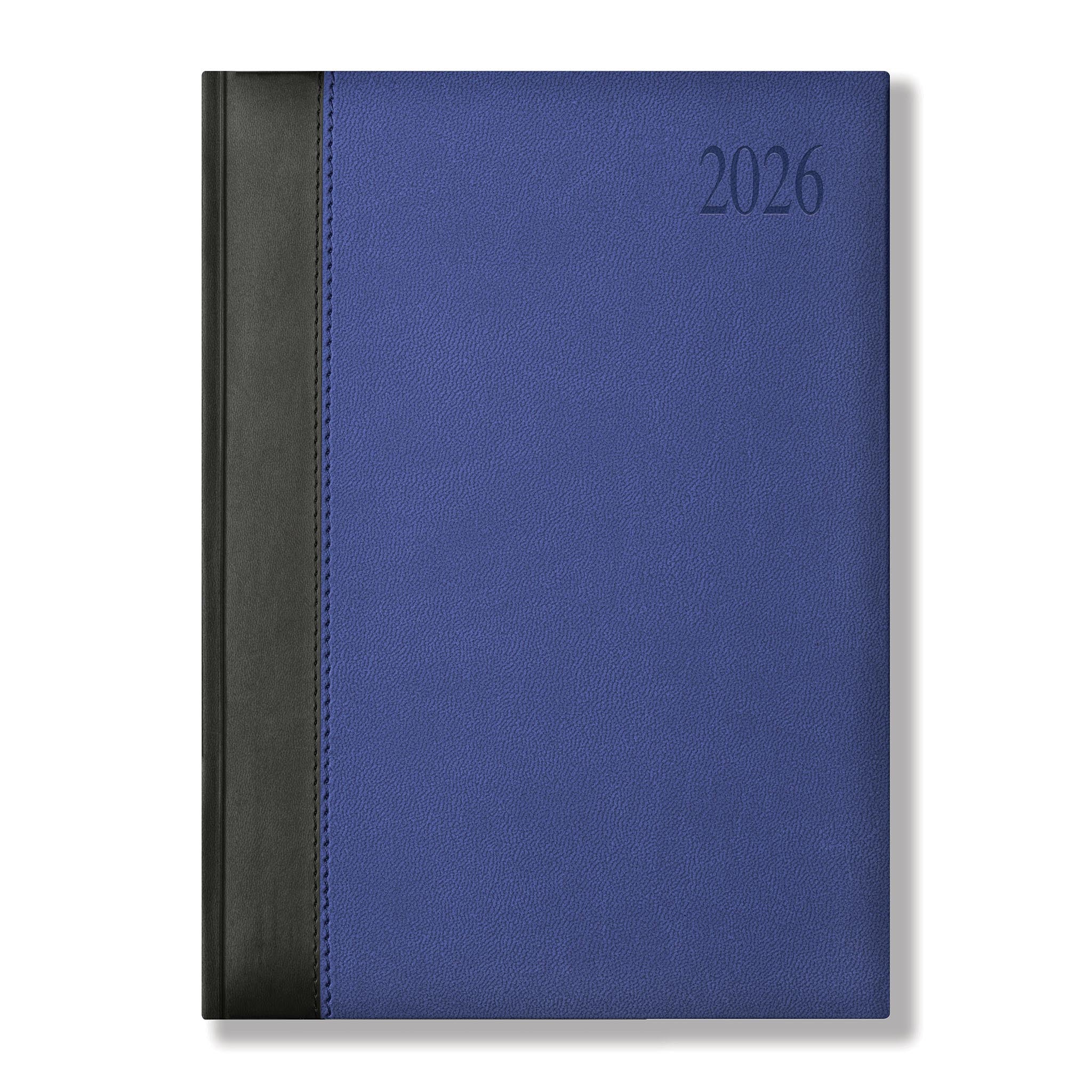 Dorchester Bicolour Quarto Desk Diary, Week to View, blue blue-royal