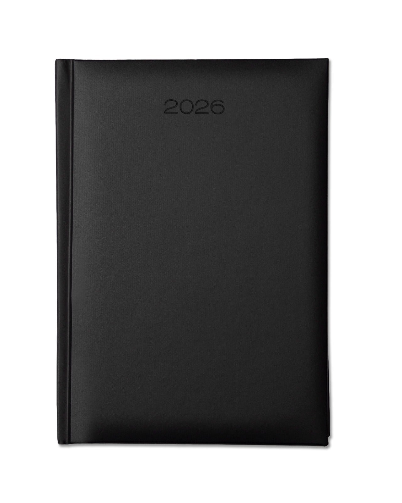 Lewes SmoothGrain A4 Desk Diary, Day Per Page, Black