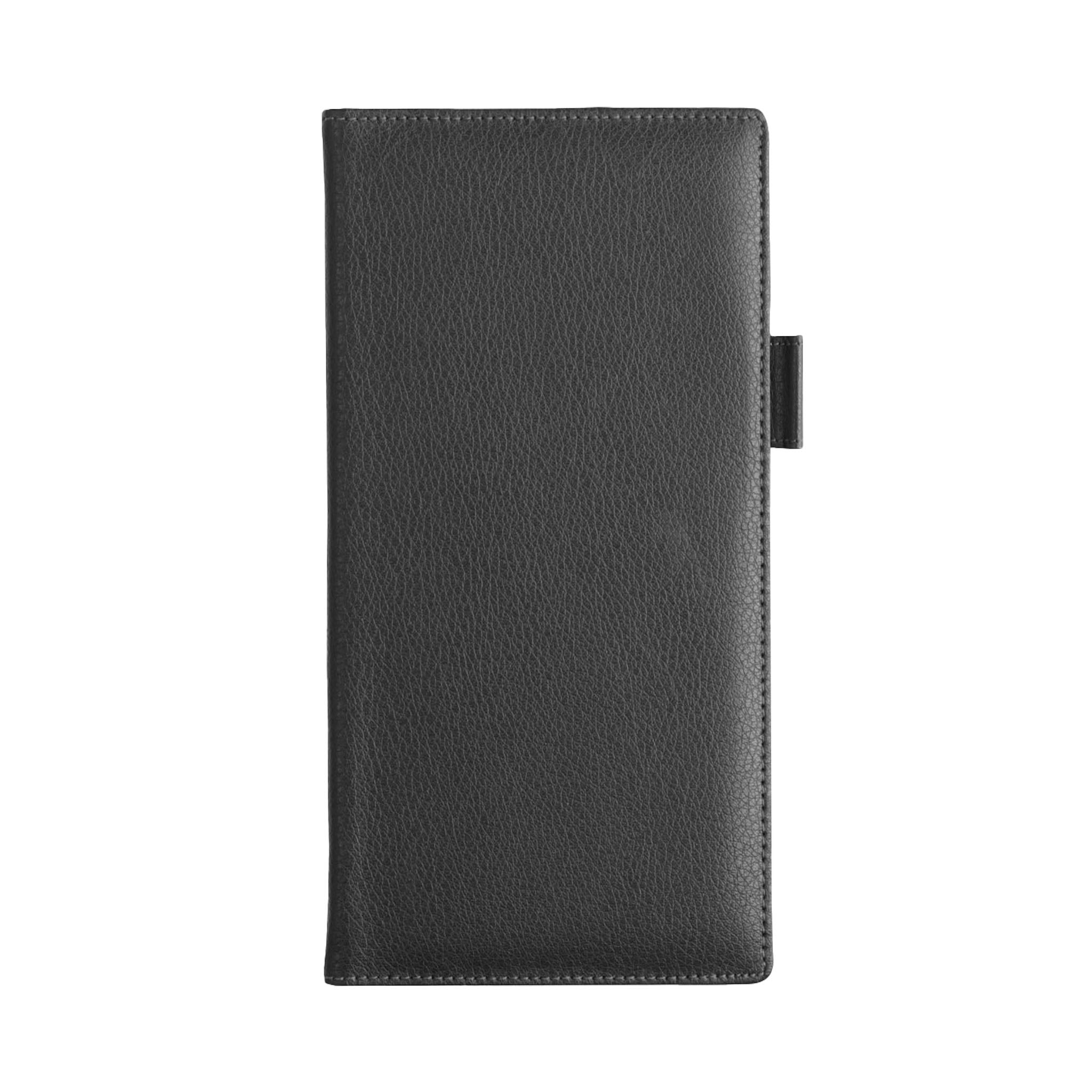 Chelsea Leather Collection Pocket Wallet, Black
