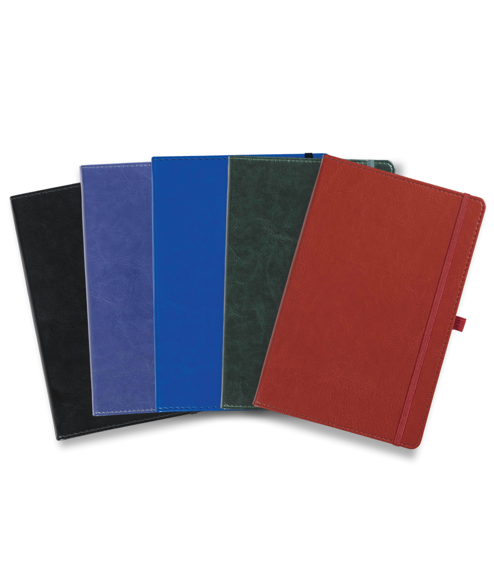 Harrogate Faux Leather A5 Notebook, Feint Ruled