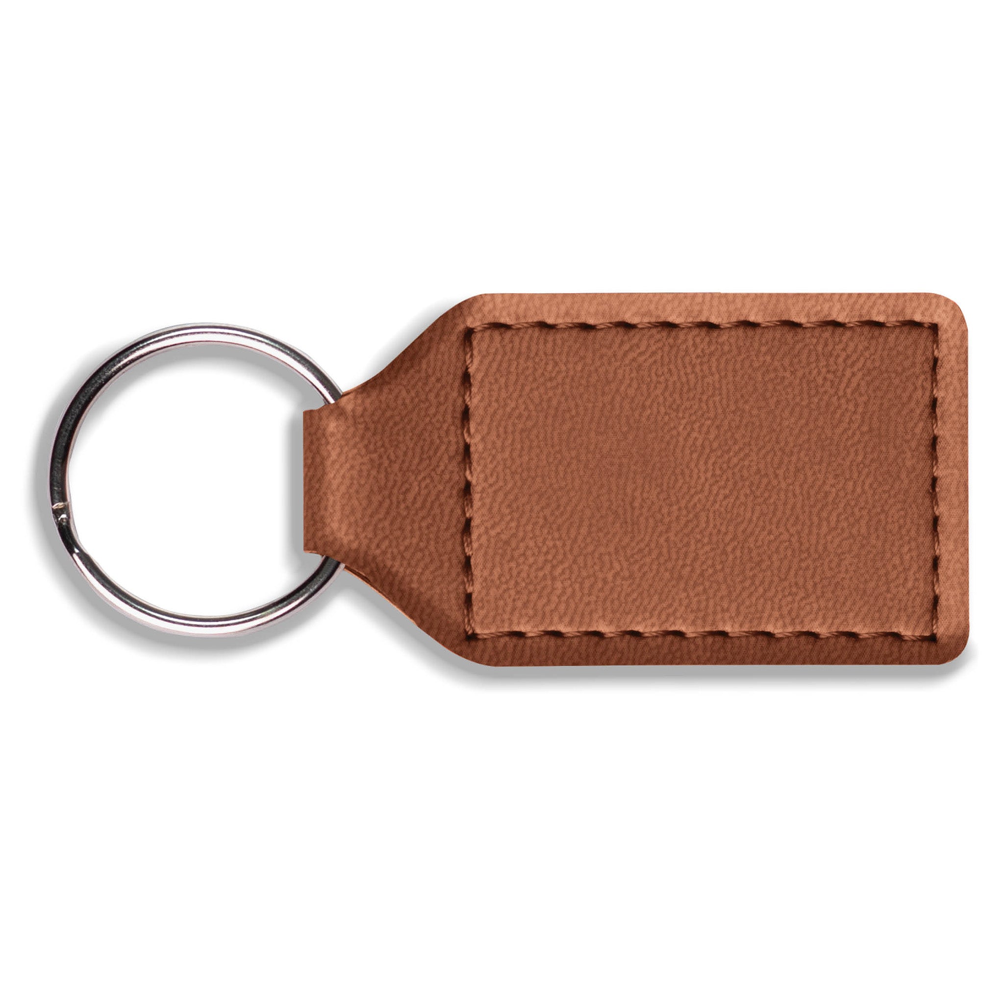 Dorchester Rectangle Key Fob Tan
