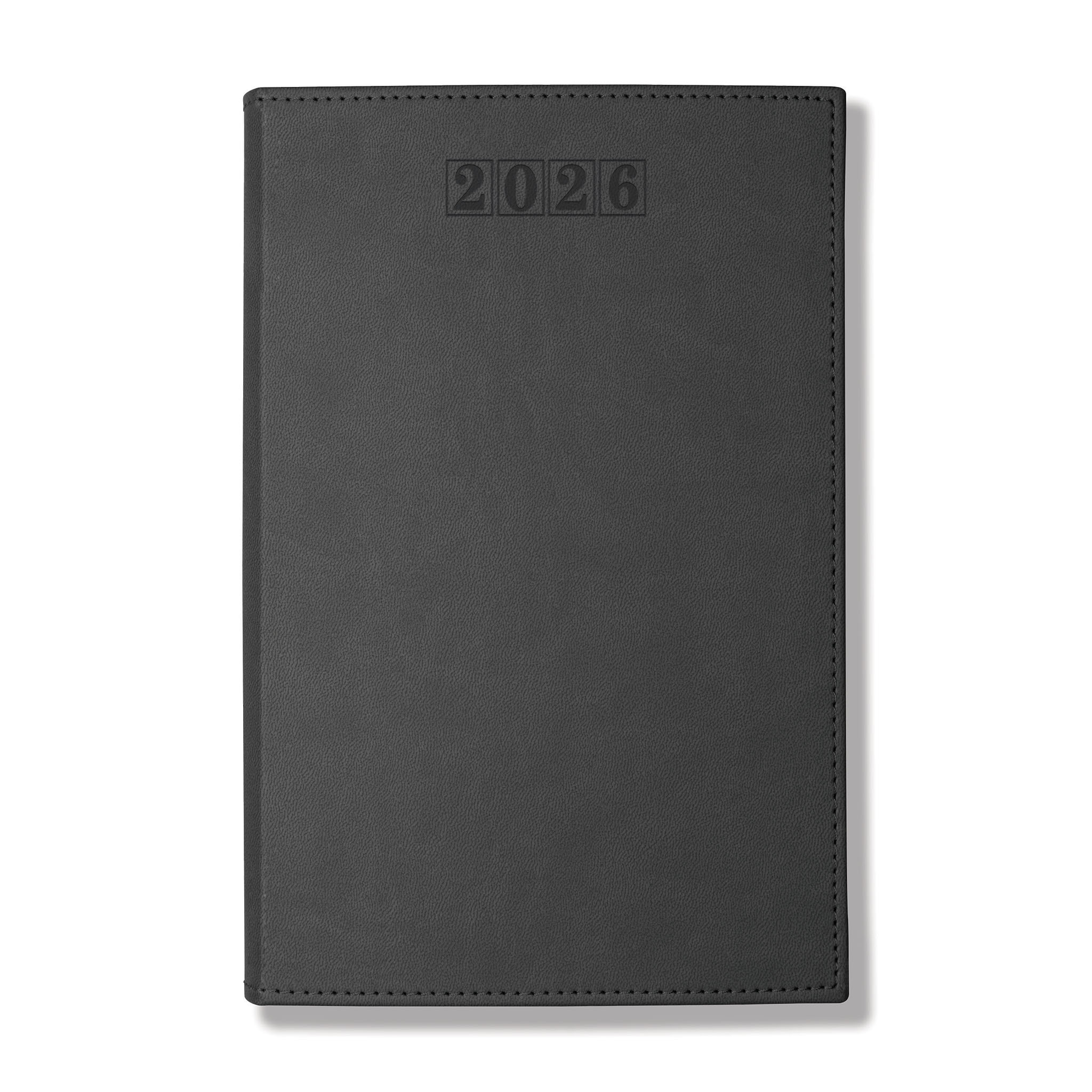 Harrogate Collection Faux Leather Pocket Wallet, Black