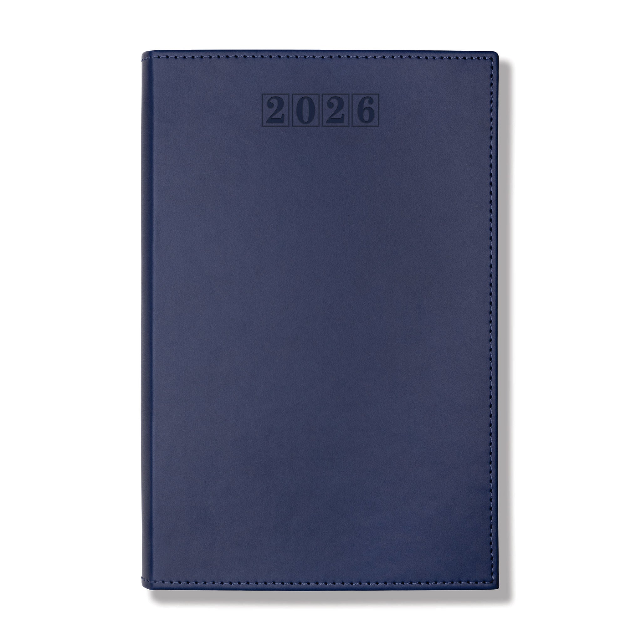 Harrogate Collection Faux Leather Pocket Wallet, Dark Blue