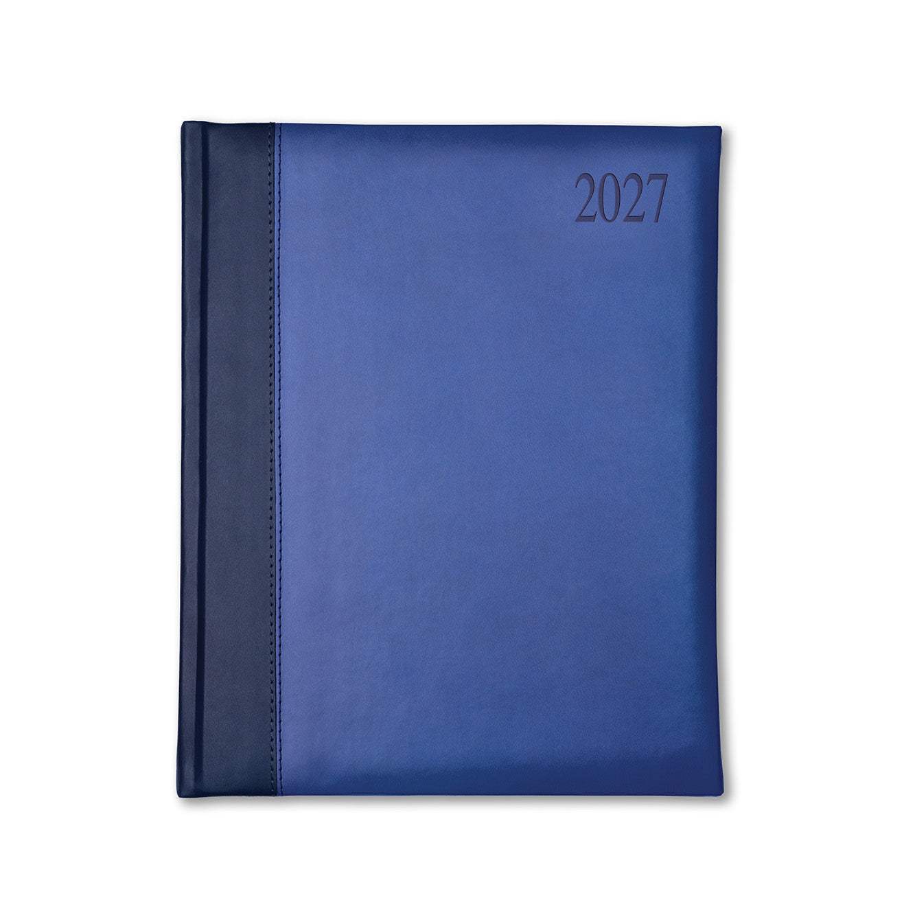 Dorchester Bicolour Quarto Desk Diary, Week to View, Blue-Royal Blue