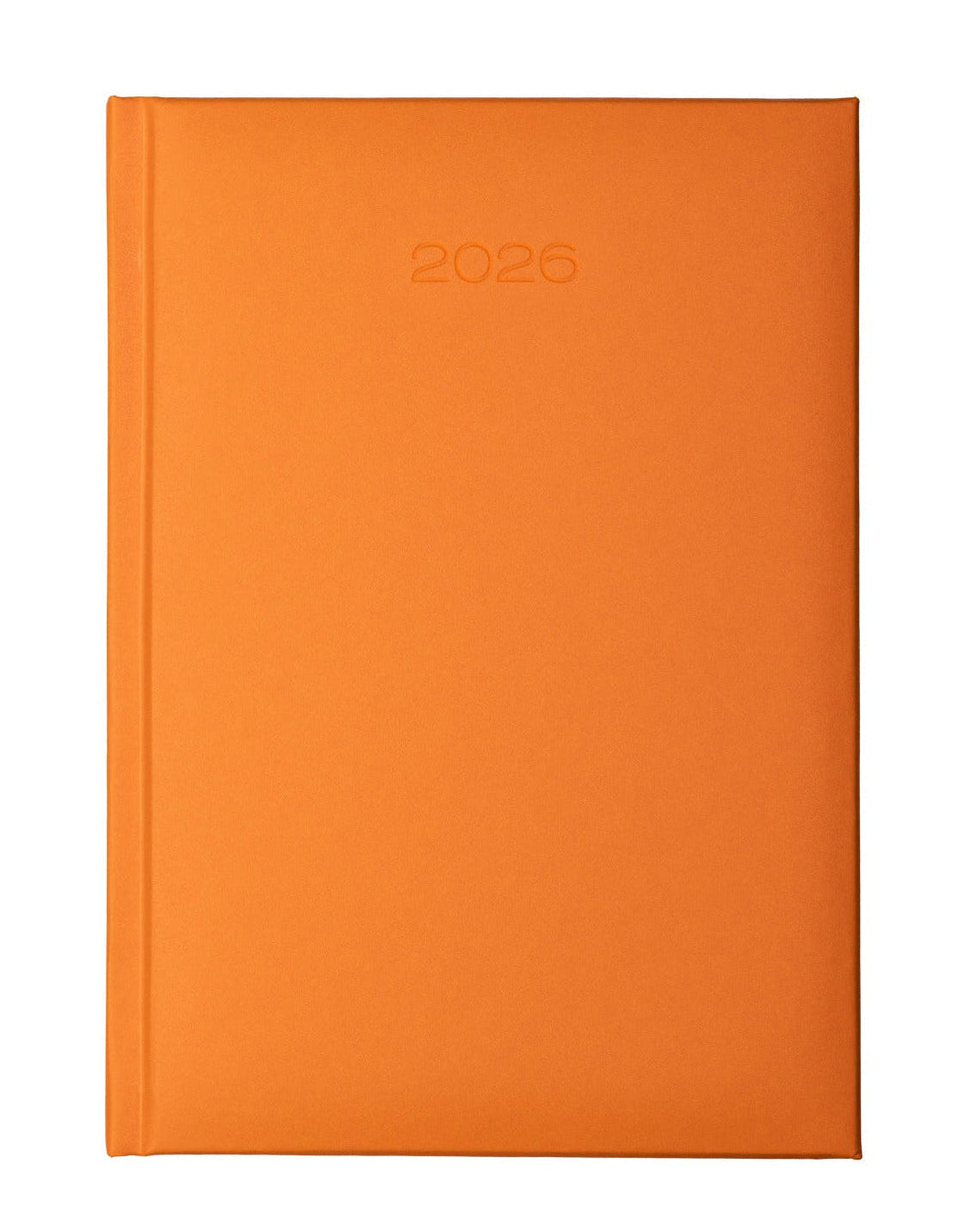 Lewes SmoothGrain A4 Desk Diary, Day Per Page, Orange