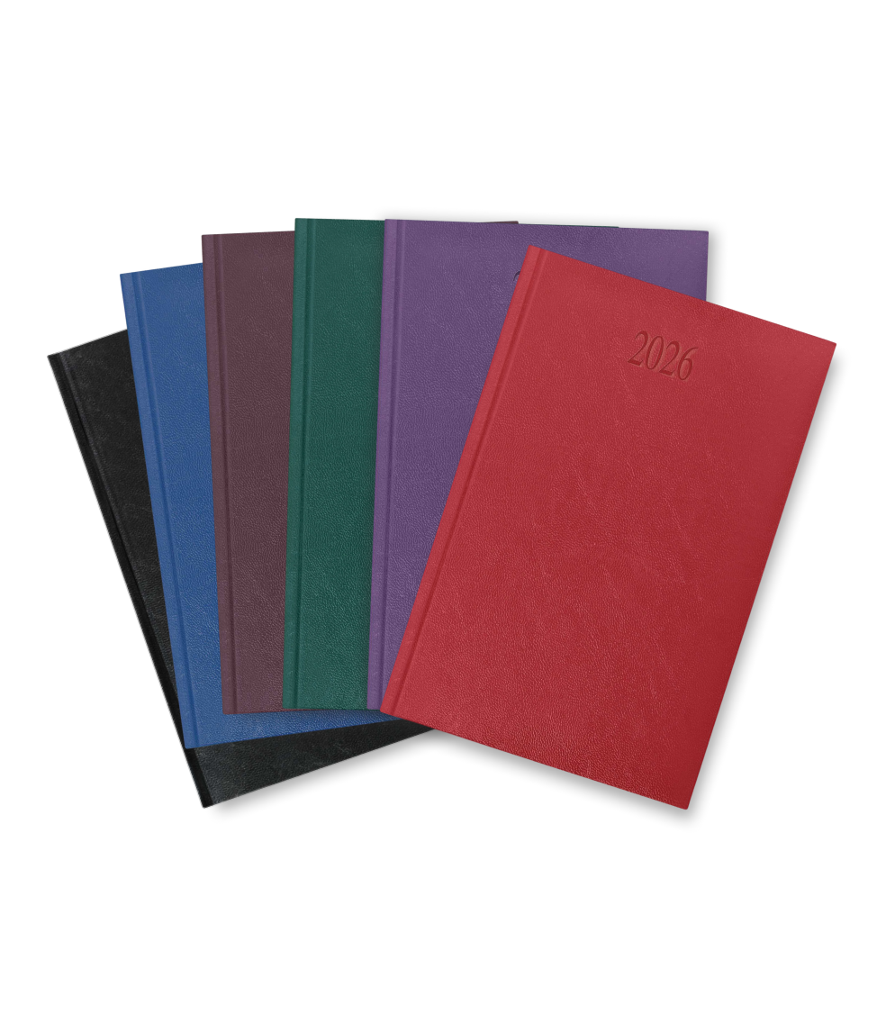 Richmond FineGrain Quarto Desk Diary, Day Per Page