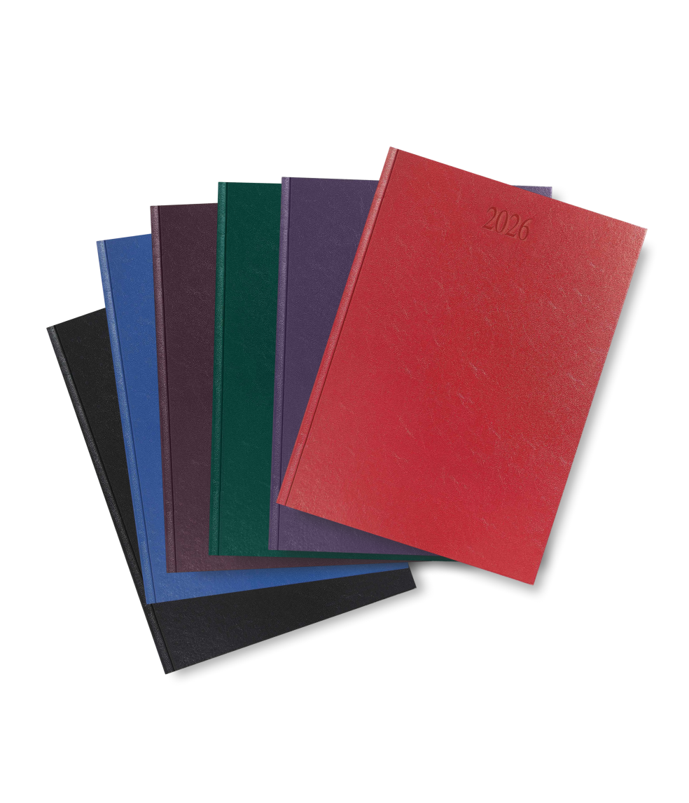 Richmond FineGrain Quarto Desk Diary, Week to View