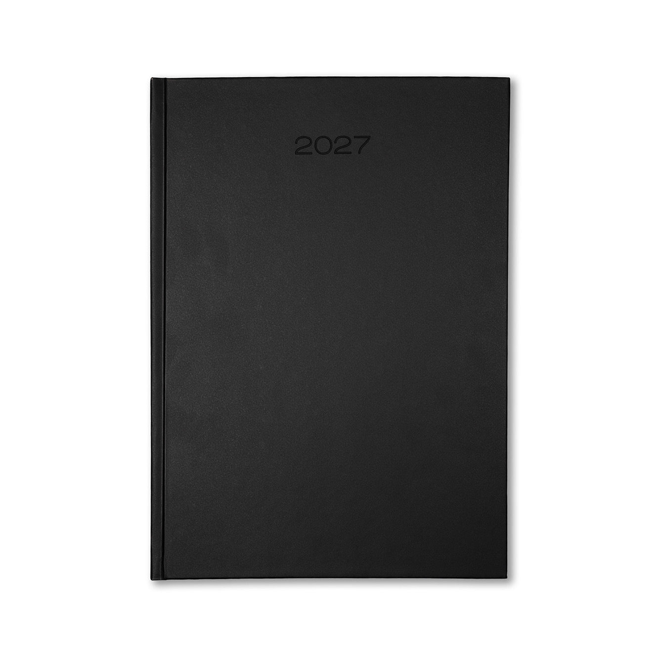 Lewes SmoothGrain A4 Desk Diary, Day Per Page, Black