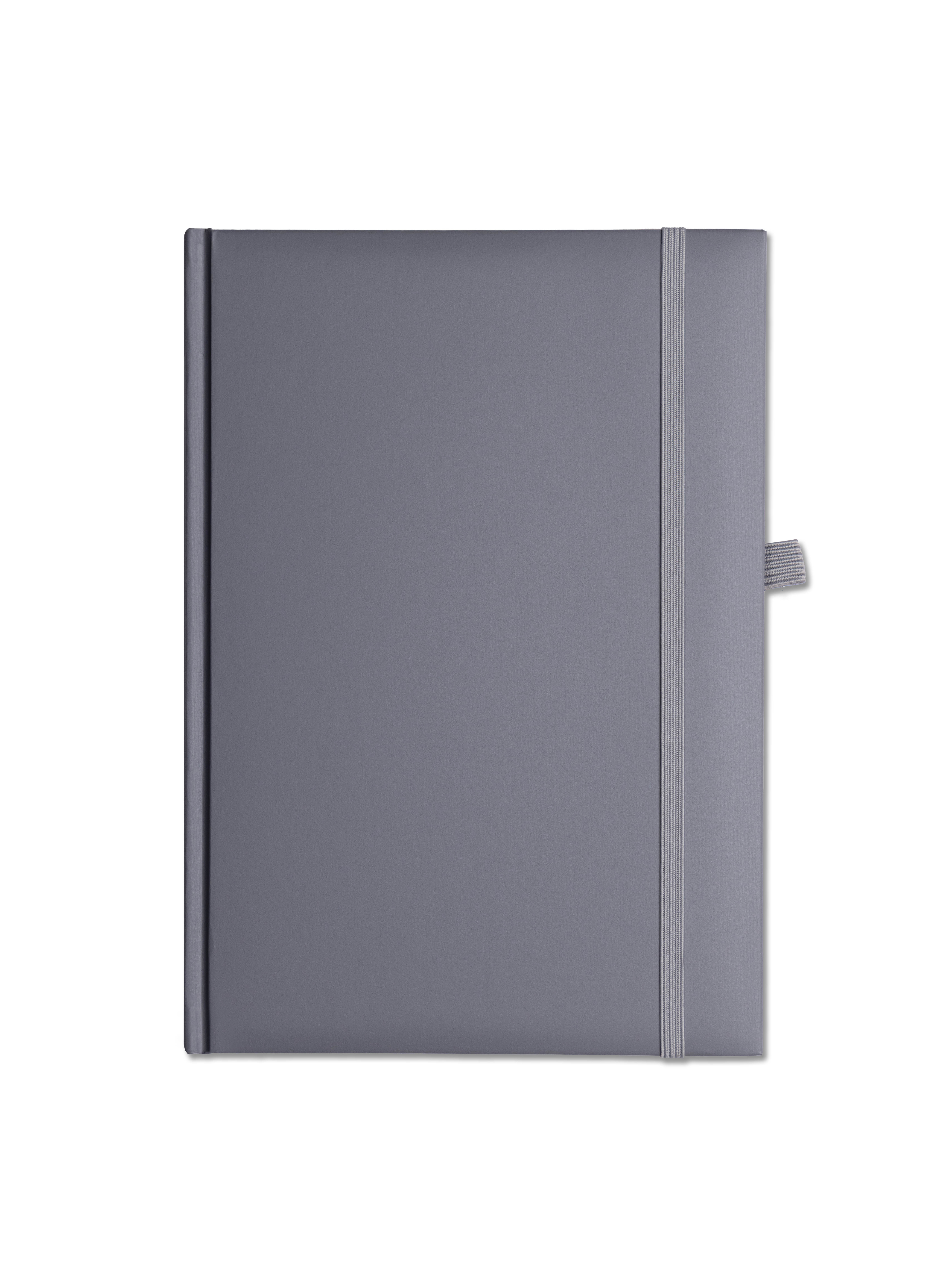 Lewes SmoothGrain A5 Notebook, Feint Ruled, Pewter