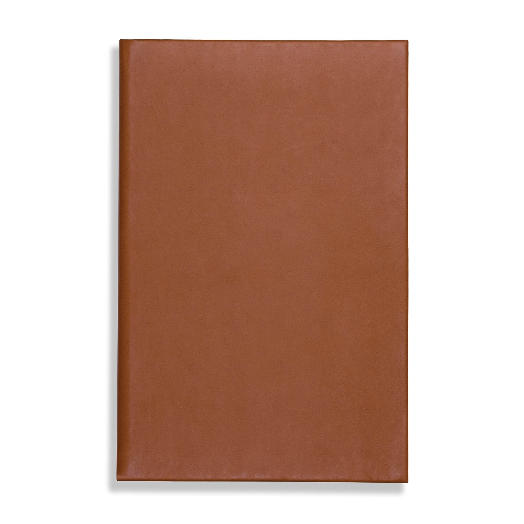 Apple Peel Eco, vegan / peel A5 Notebook, Feint Ruled, Tan