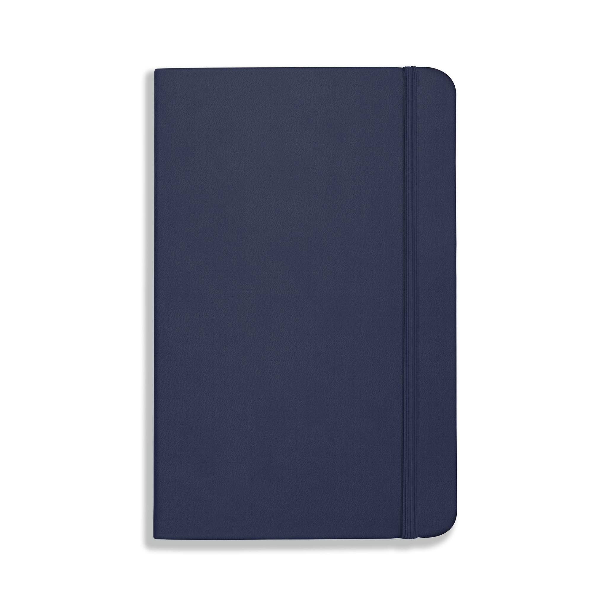 Dorchester Newhide A6 Notebook, Feint Ruled, Blue