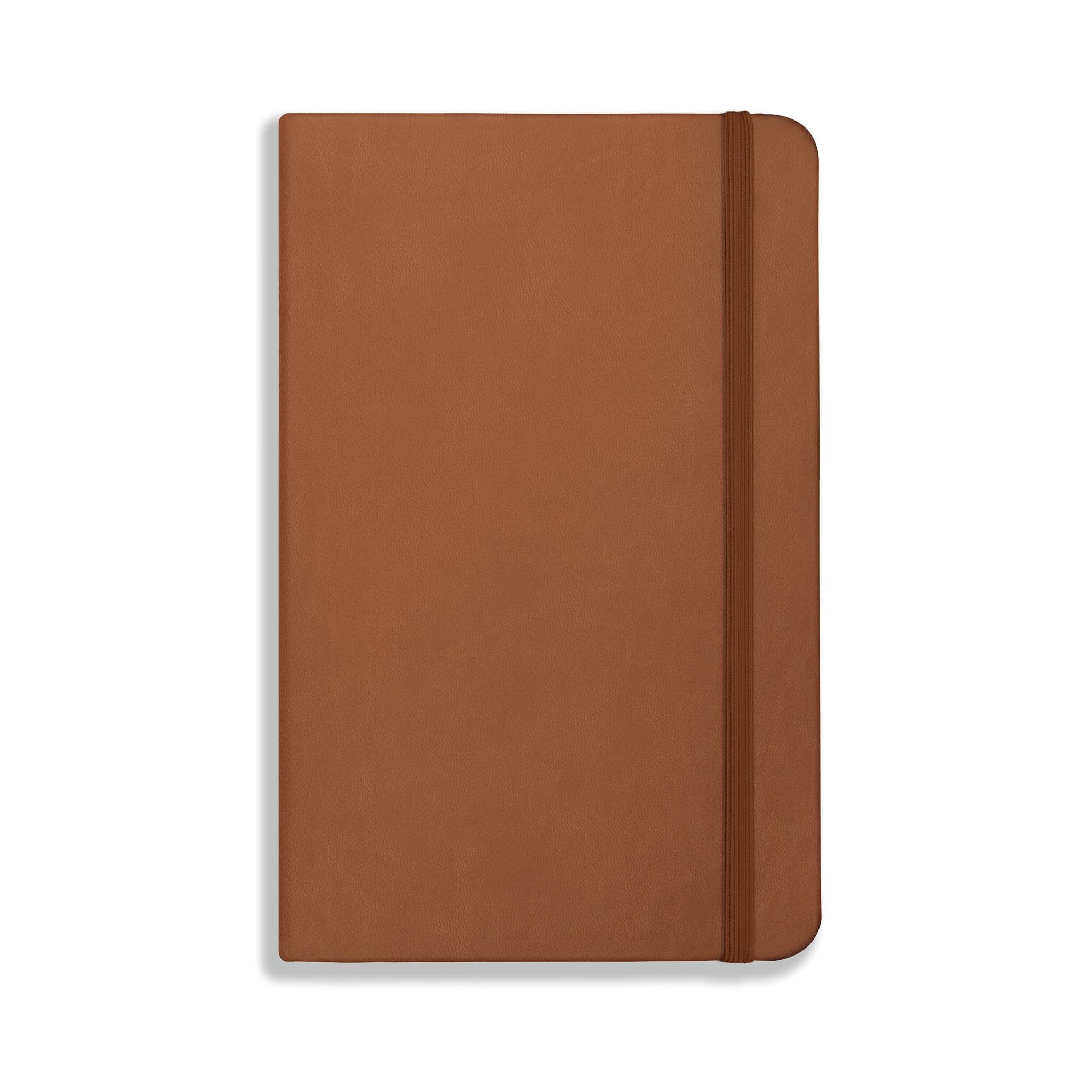 Dorchester Newhide A6 Notebook, Feint Ruled, Chocolate