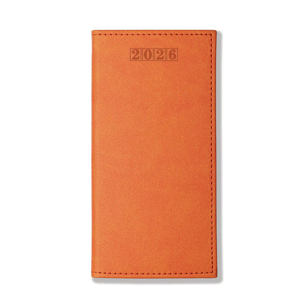 Dorchester NewHide Pocket, Week to View, Orange