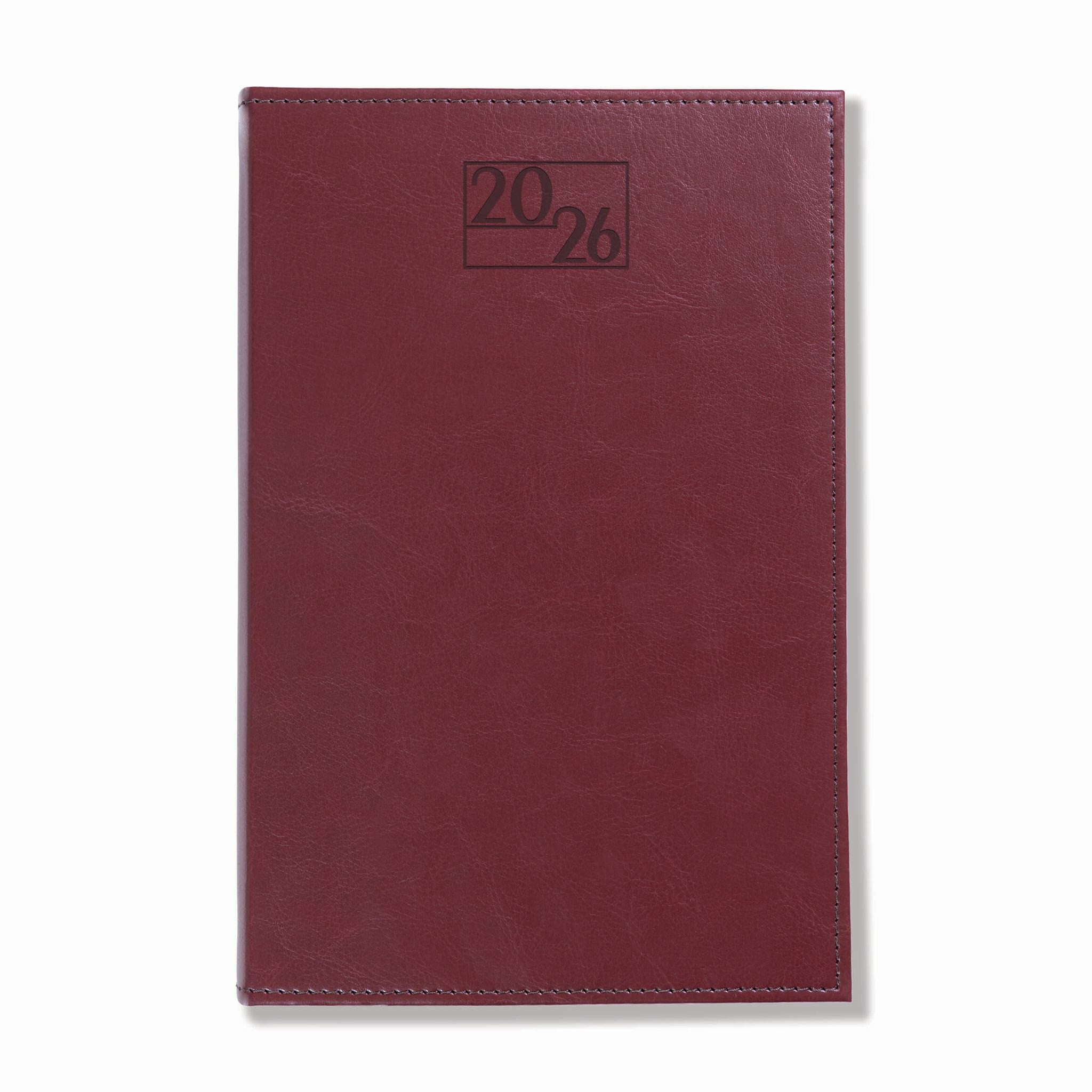 Harrogate SaharaHide Faux Leather A5 Diary, Day Per Page