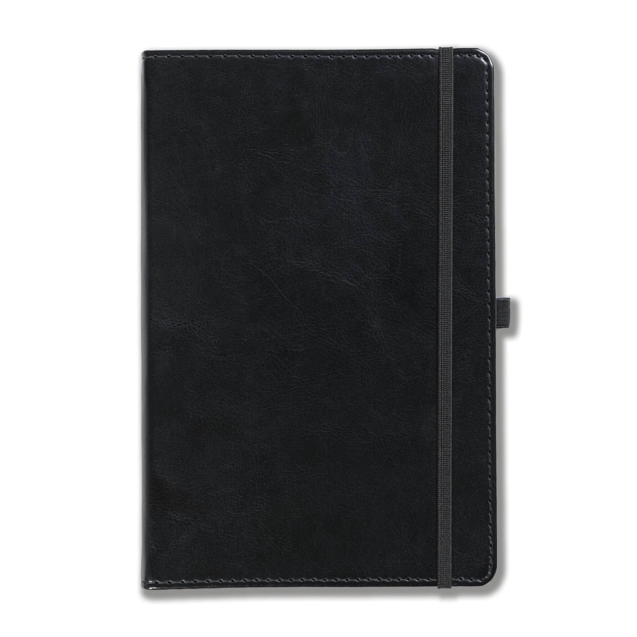 Harrogate Faux Leather A5 Notebook, Feint Ruled