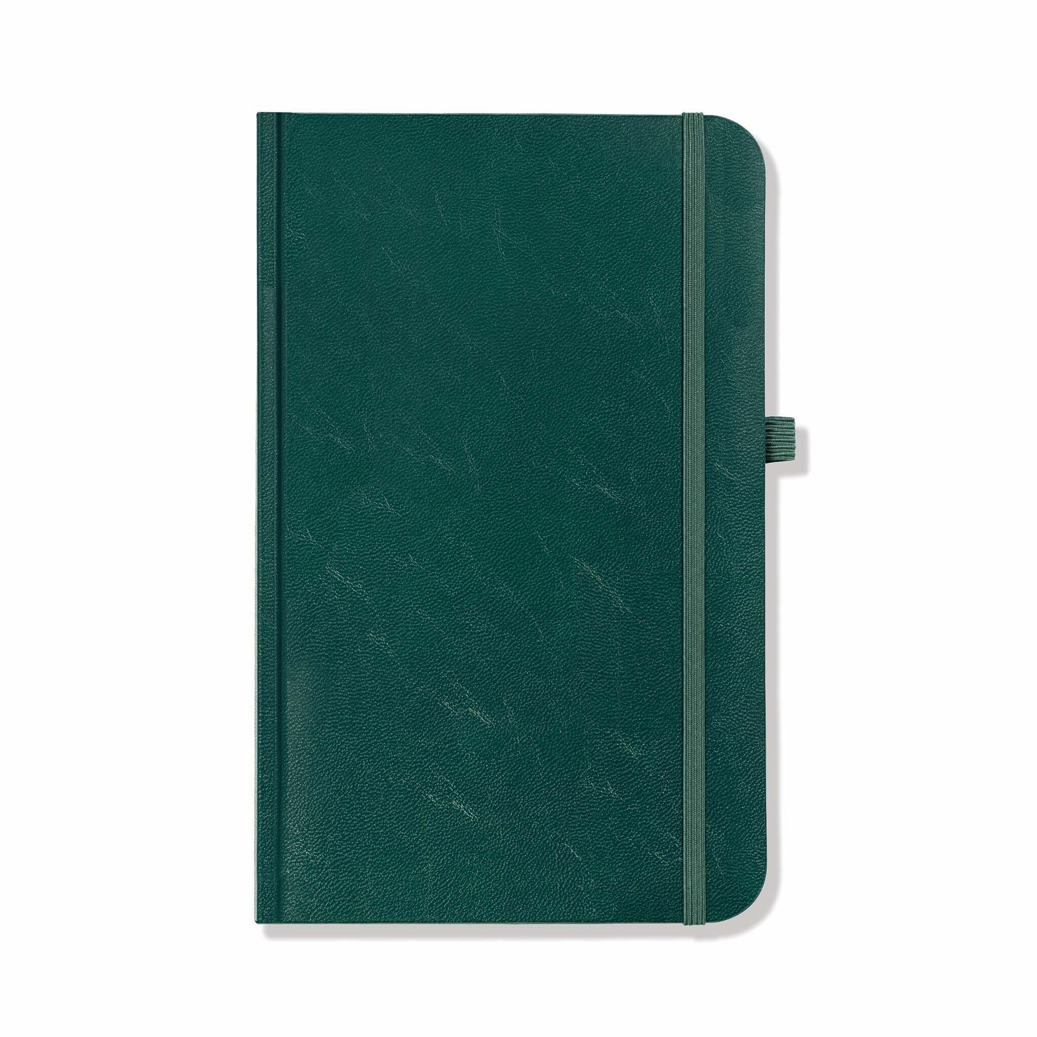 Richmond FineGrain A6 Notebook, Feint Ruled, Green