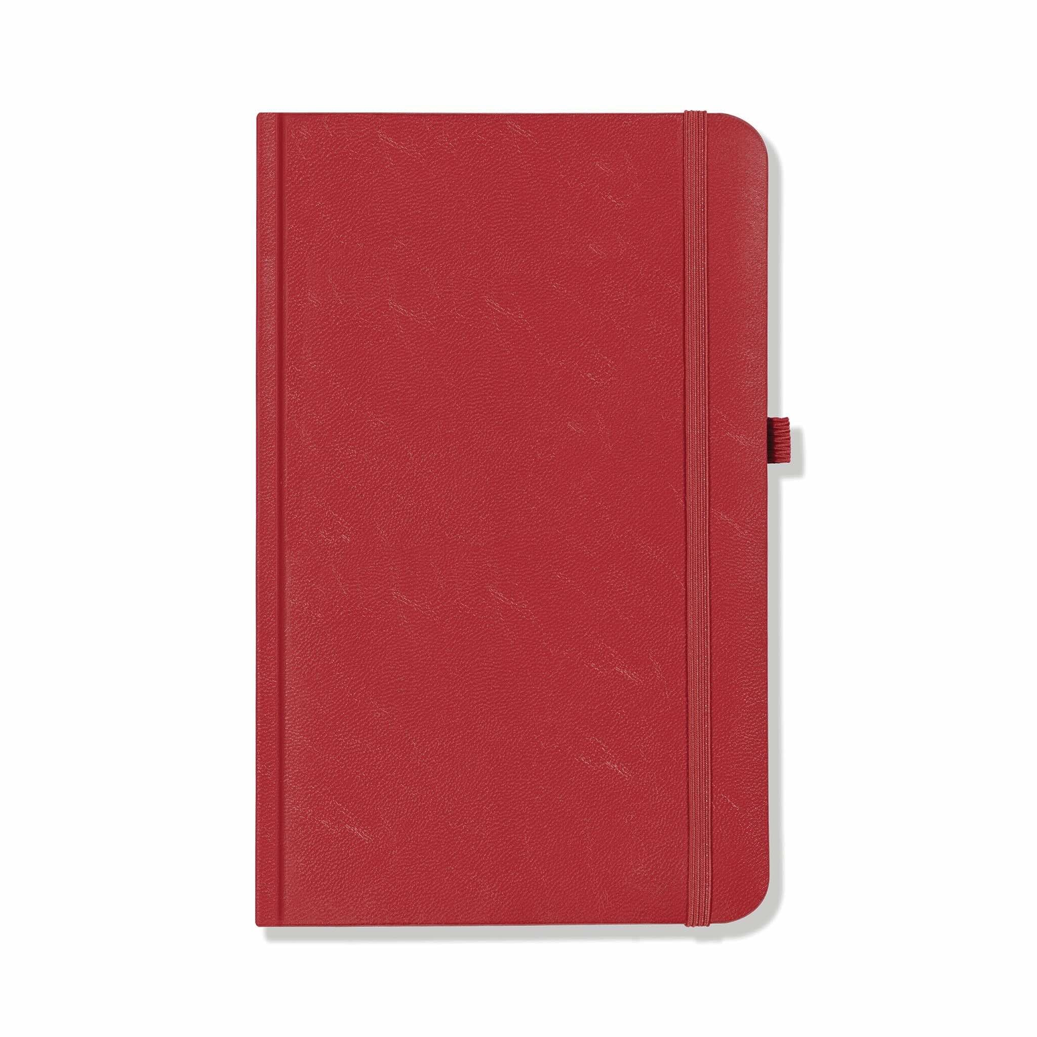 Richmond FineGrain A6 Notebook, Feint Ruled, Red